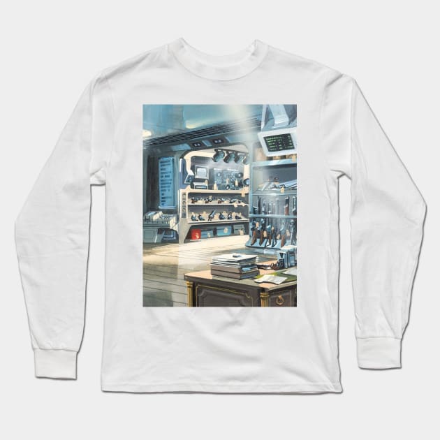 Detroit Police Storage Long Sleeve T-Shirt by Edumj